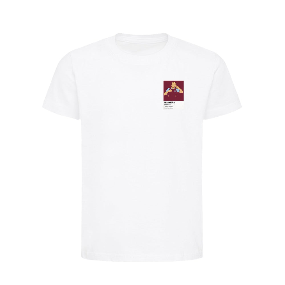 Jarrod Bowen West Ham United Icon Frame Kids T-Shirt — White
