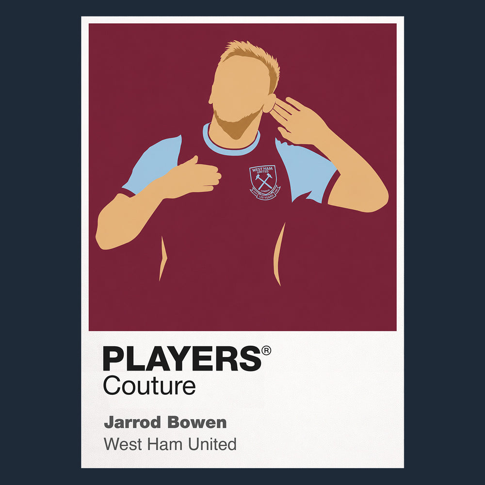 Jarrod Bowen West Ham United Icon Frame — Navy