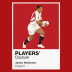 Jason Robinson Rugby Union Icon Frame Men's Hoodie – image 7