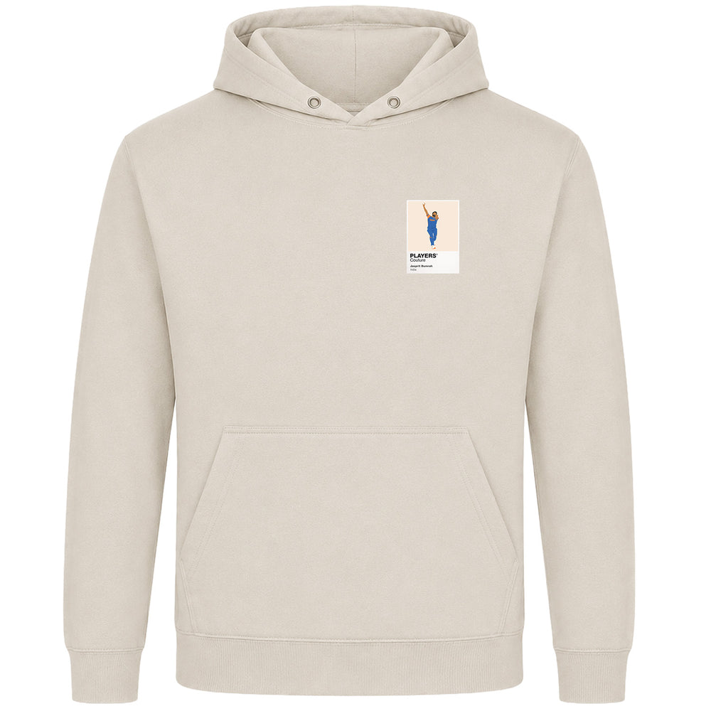 Jasprit Bumrah Cricket Icon Frame Men's Hoodie - Beige