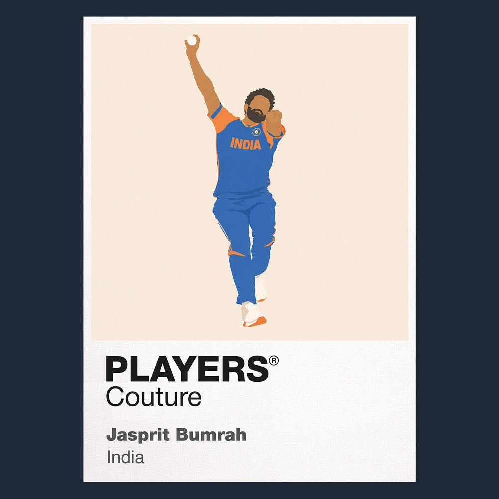 Jasprit Bumrah Cricket Icon Frame - Icon Design