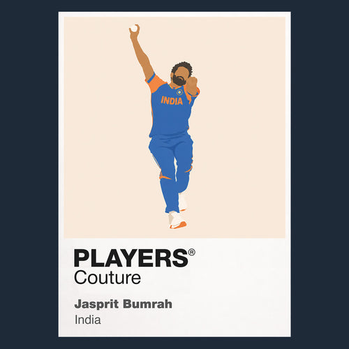 Jasprit Bumrah Cricket Icon Frame - Icon Design