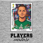 Javier Hernandez World Cup Sticker Kids T-Shirt – javier hernandez grey Players Couture design