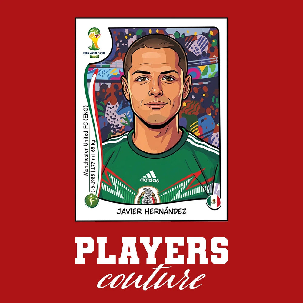 Javier Hernandez World Cup Sticker Kids Hoodie – javier hernandez red Players Couture design