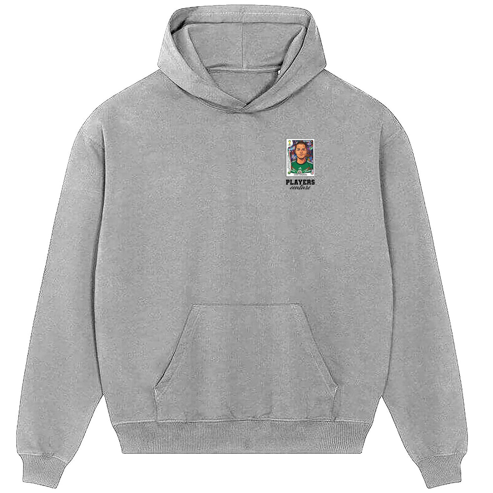 Javier Hernandez World Cup Sticker Men's Hoodie – javier hernandez sticker mens grey hoodie Players Couture design