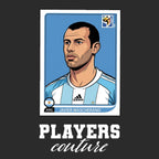 Javier Mascherano World Cup Sticker Kids T-Shirt – javier mascherano black Players Couture design