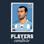 Javier Mascherano World Cup Sticker Kids Hoodie – javier mascherano navy Players Couture design
