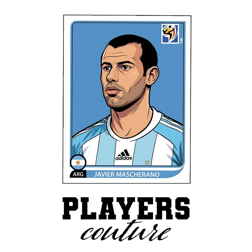 Javier Mascherano World Cup Sticker Kids Hoodie – javier mascherano white Players Couture design