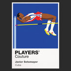 Javier Sotomayor Olympics Icon Frame artwork in black