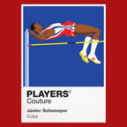 Javier Sotomayor Olympics Icon Frame artwork in red