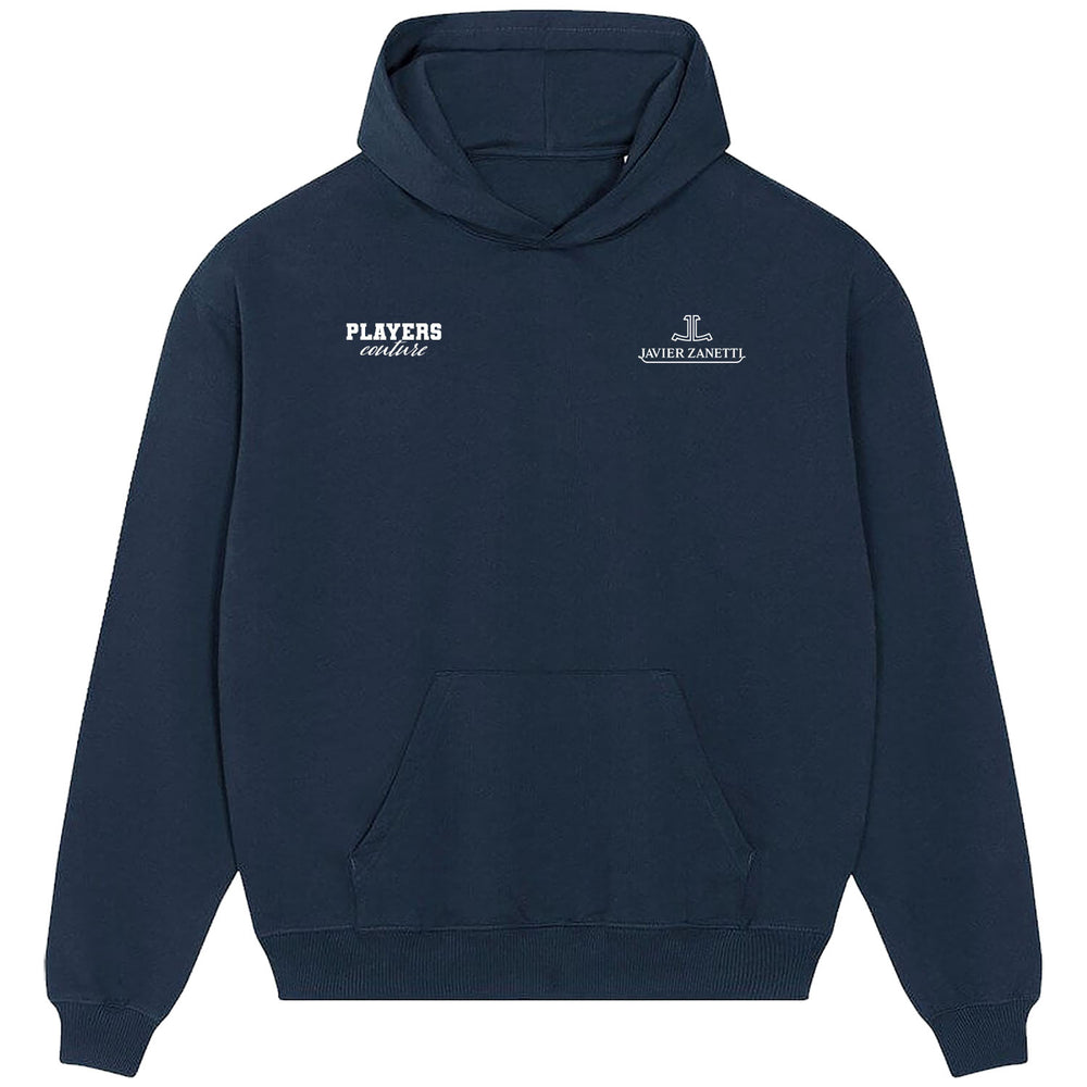 Javier Zanetti Logo Players Couture Men's Casual Hoodie Navy