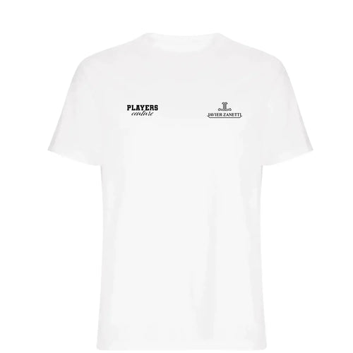 Javier Zanetti t-shirt – white men's t-shirt featuring the Javier Zanetti Players Couture logo