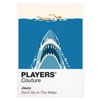 Jaws Brody, Hooper and Quint aboard the Orca above the unseen threat in Amity's water Icon Frame artwork on white