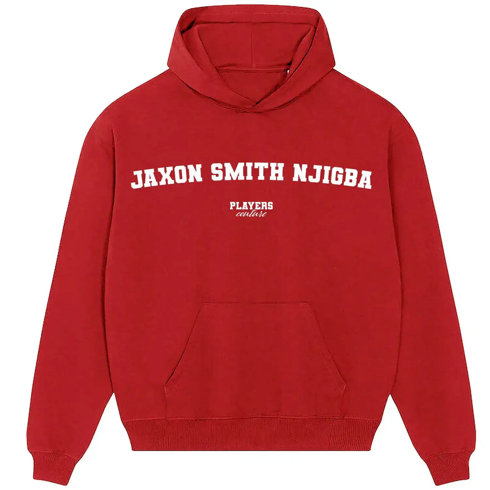 Jaxon Smith Njigba Players Couture Men's Casual Hoodie - Red / S | American Football, Hoodies, Men's, Name Collection, Seattle Seahawks