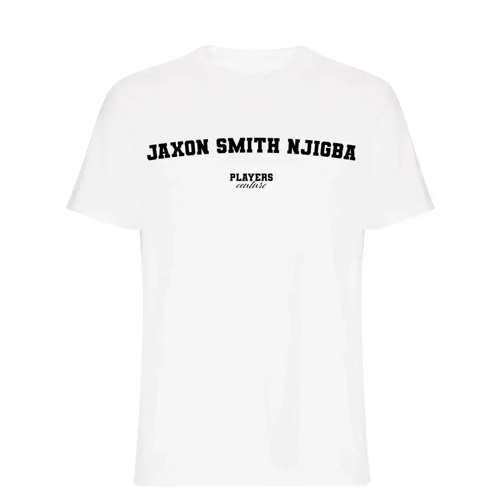 Jaxon Smith Njigba Players Couture Men's T-Shirt - White / S | American Football, Men's, Name Collection, Seattle Seahawks, T-Shirts