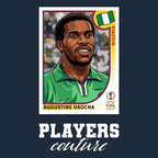Jay-Jay Okocha World Cup Sticker Men's Hoodie – jay jay okocha navy Players Couture design