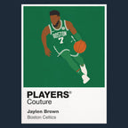 Jaylen Brown Celtics Basketball Icon Frame - Icon Design