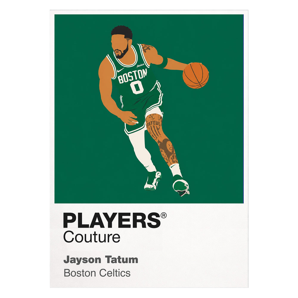 Jayson Tatum Celtics Basketball Icon Frame - Icon Design