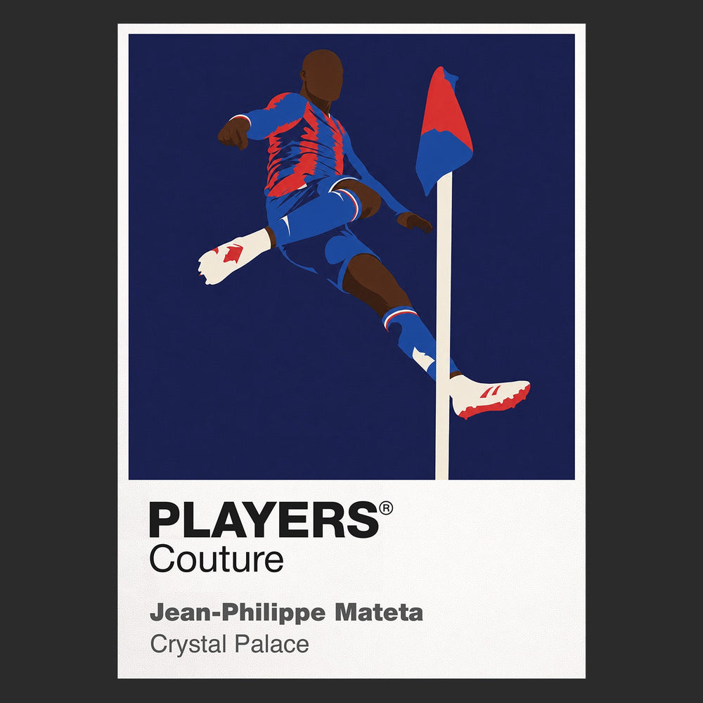 Jean-Philippe Mateta Crystal Palace black Icon Frame artwork detail