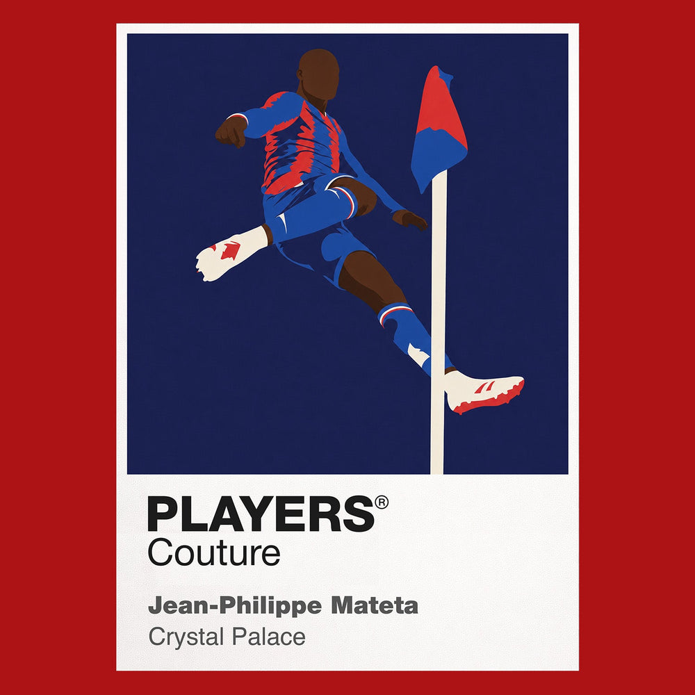 Jean-Philippe Mateta Crystal Palace red Icon Frame artwork detail
