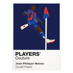 Jean-Philippe Mateta Crystal Palace white Icon Frame artwork detail