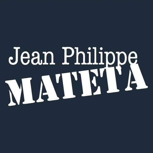Jean Philippe Mateta Logo Men's T-Shirt – navy close-up detail shot of the Jean Philippe Mateta Players Couture logo design