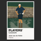 Jean van de Velde Golf Icon Frame Men's Hoodie