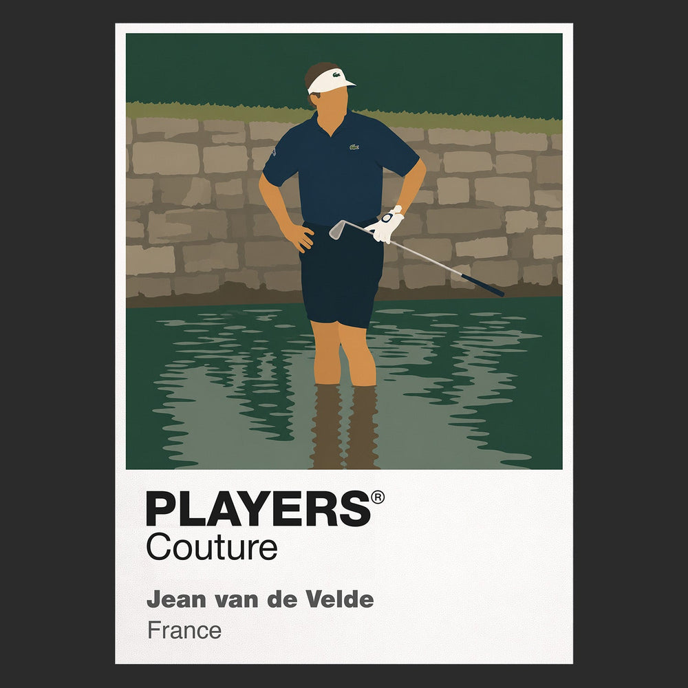 Jean van de Velde Golf Icon Frame Men's Polo Shirt