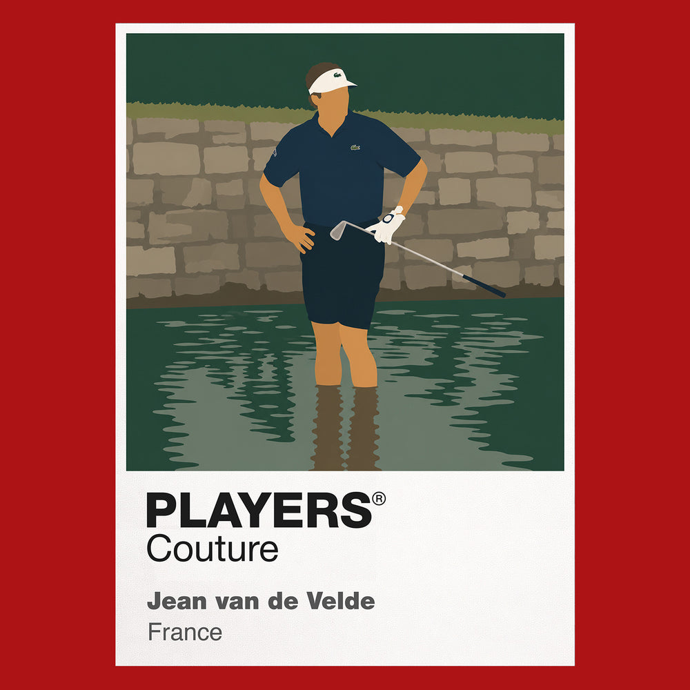 Jean van de Velde Golf Icon Frame Men's Hoodie
