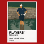 Jean van de Velde Golf Icon Frame Men's Hoodie