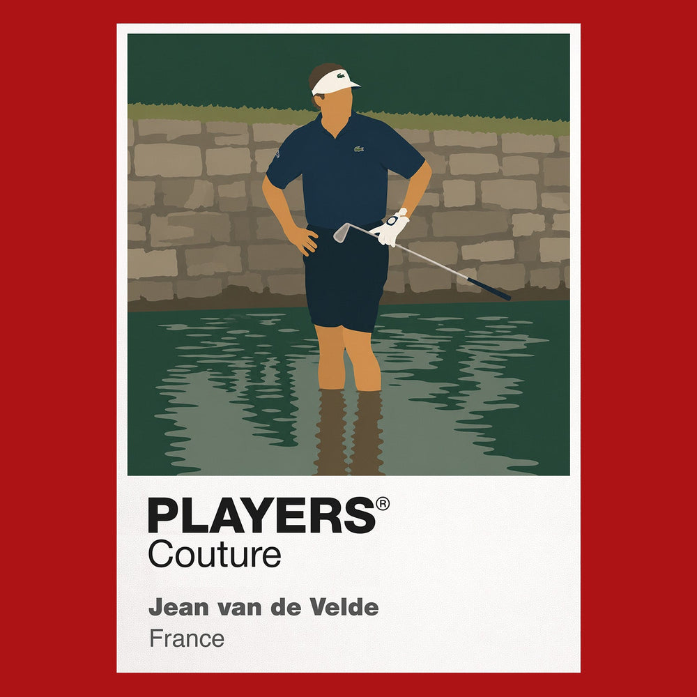 Jean van de Velde Golf Icon Frame Men's Polo Shirt