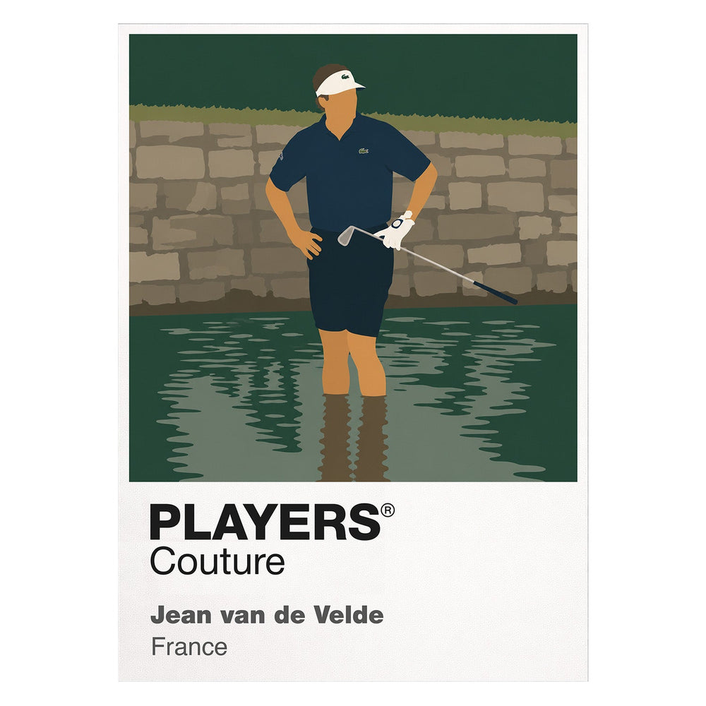 Jean van de Velde Golf Icon Frame Men's Polo Shirt