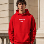 jedward name-print hoodie - red