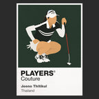Jeeno Thitikul Golf Icon Frame Men's Polo Shirt