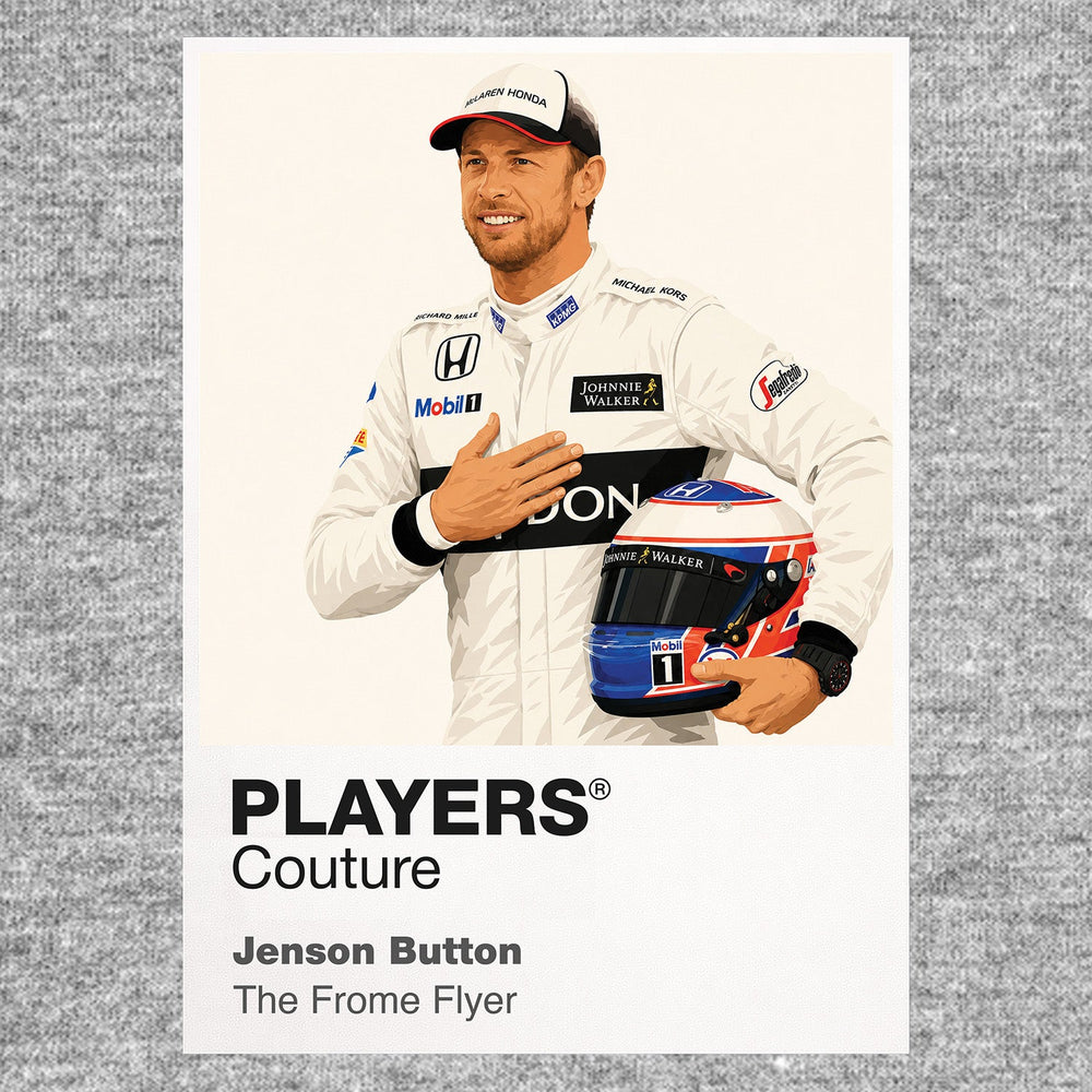 Jenson Button Formula 1 T-shirt – grey view