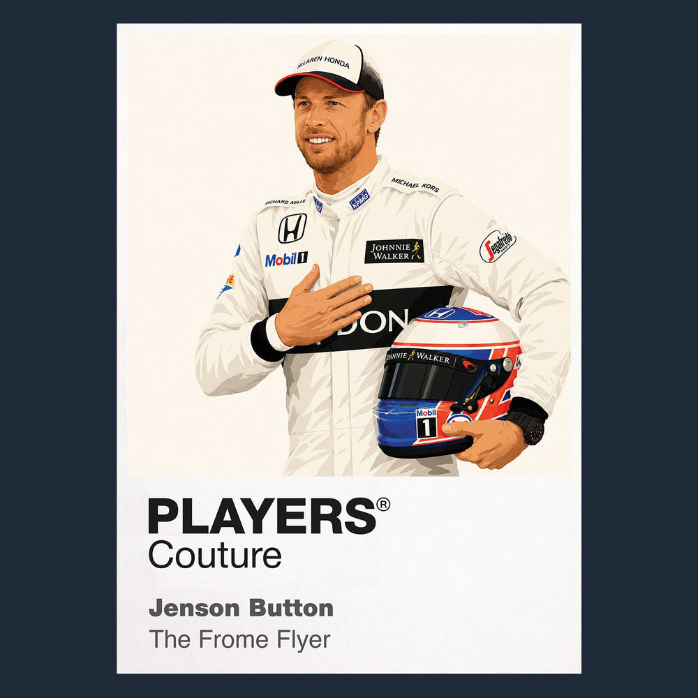 Jenson Button Formula 1 T-shirt – navy view