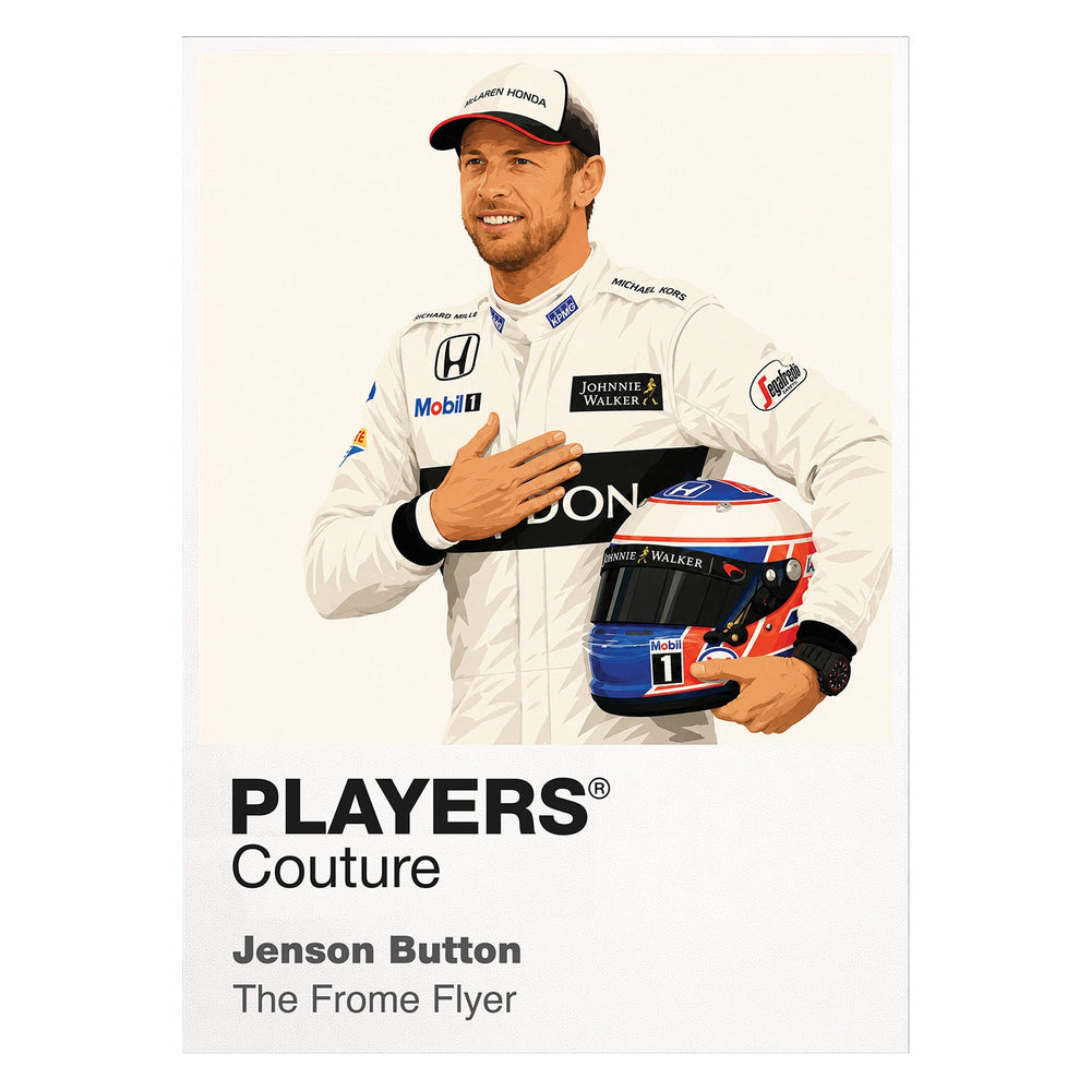 Jenson Button Formula 1 T-shirt – white view