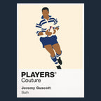 Jeremy Guscott Bath Rugby Union Icon Frame Men's Hoodie – image 1