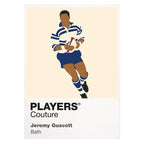 Jeremy Guscott Bath Rugby Union Icon Frame Men's Hoodie – image 8