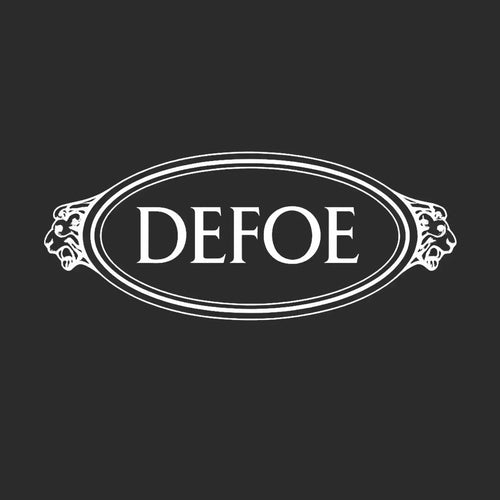 Jermain Defoe Logo Men's T-Shirt – black close-up detail shot of the Jermain Defoe Players Couture logo design