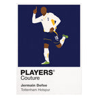 Jermain Defoe Tottenham Hotspur white Icon Frame artwork detail