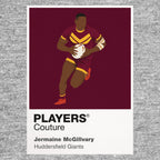 Jermaine McGillvary Huddersfield Giants rugby league T-shirt grey