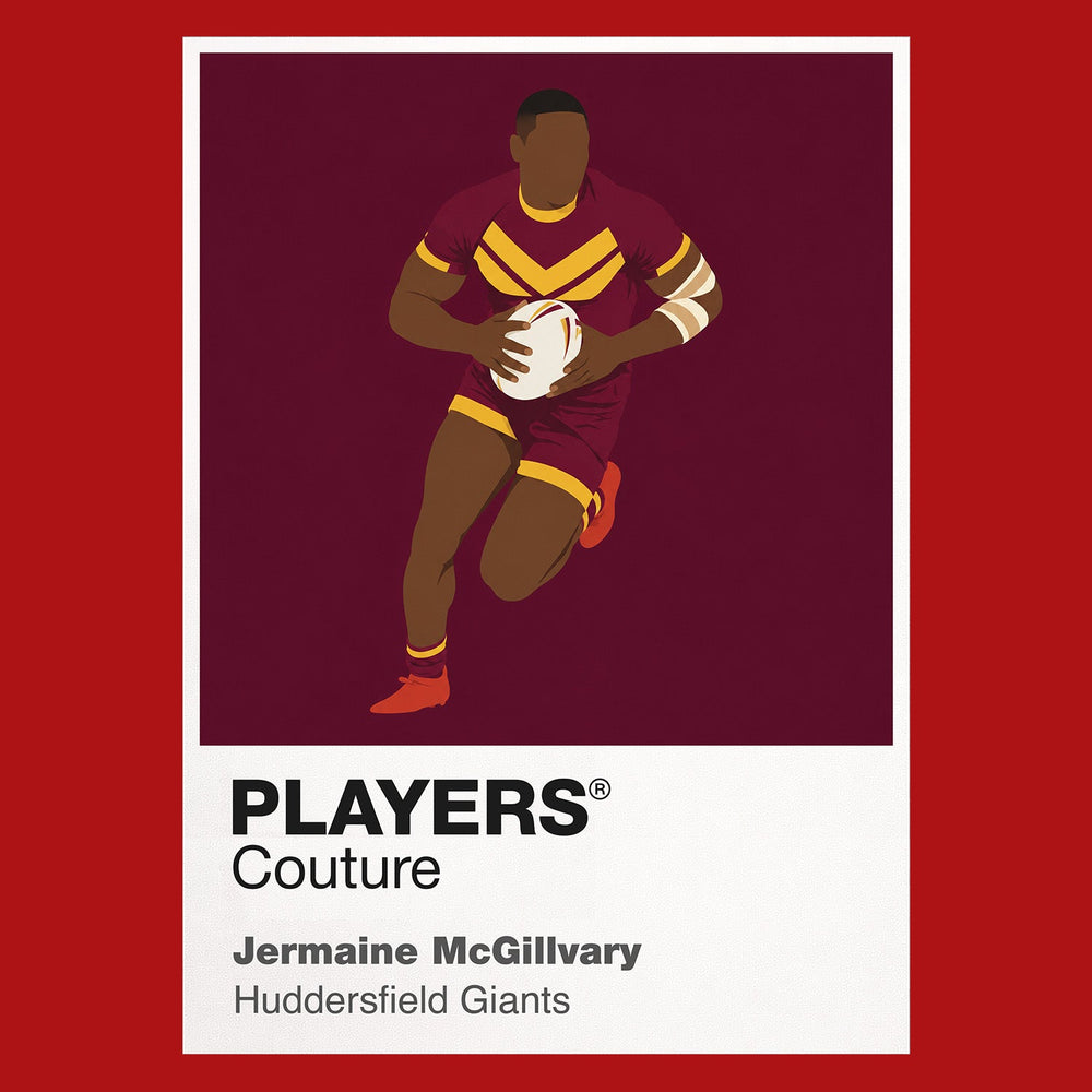 Jermaine McGillvary Huddersfield Giants rugby league hoodie red