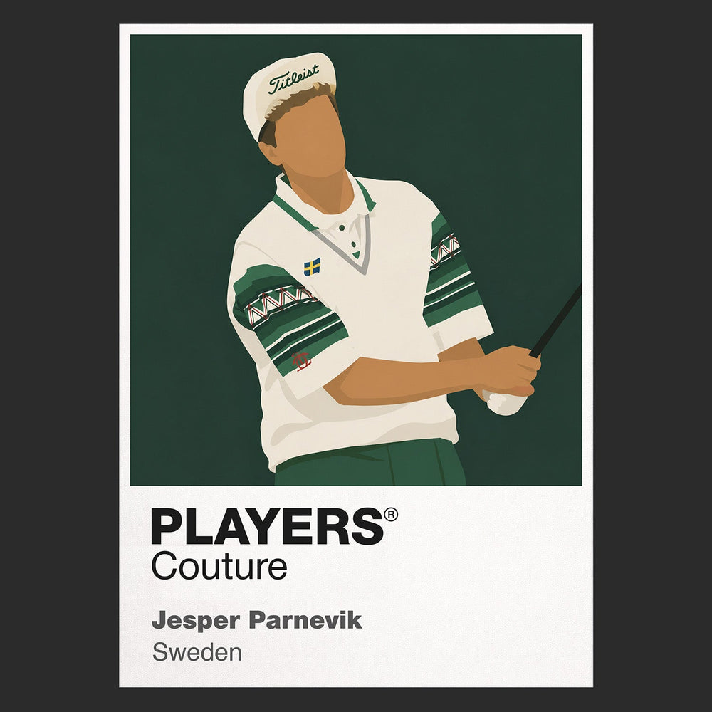 Jesper Parnevik Golf Icon Frame Men's Polo Shirt