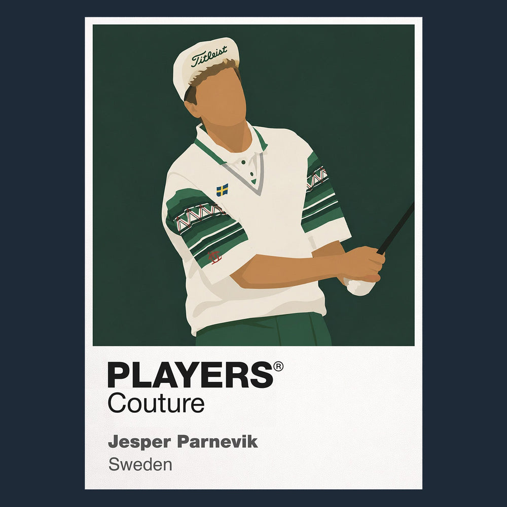 Jesper Parnevik Golf Icon Frame Men's Polo Shirt