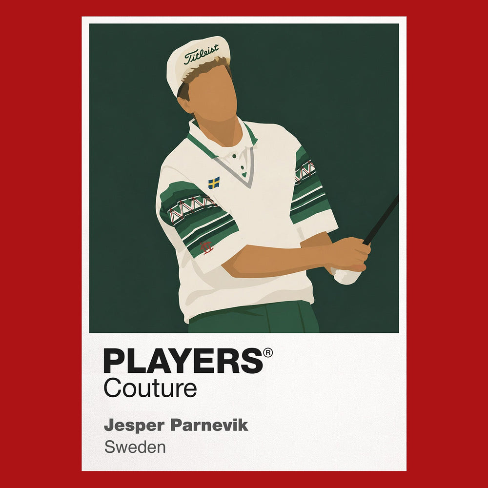 Jesper Parnevik Golf Icon Frame Men's Polo Shirt