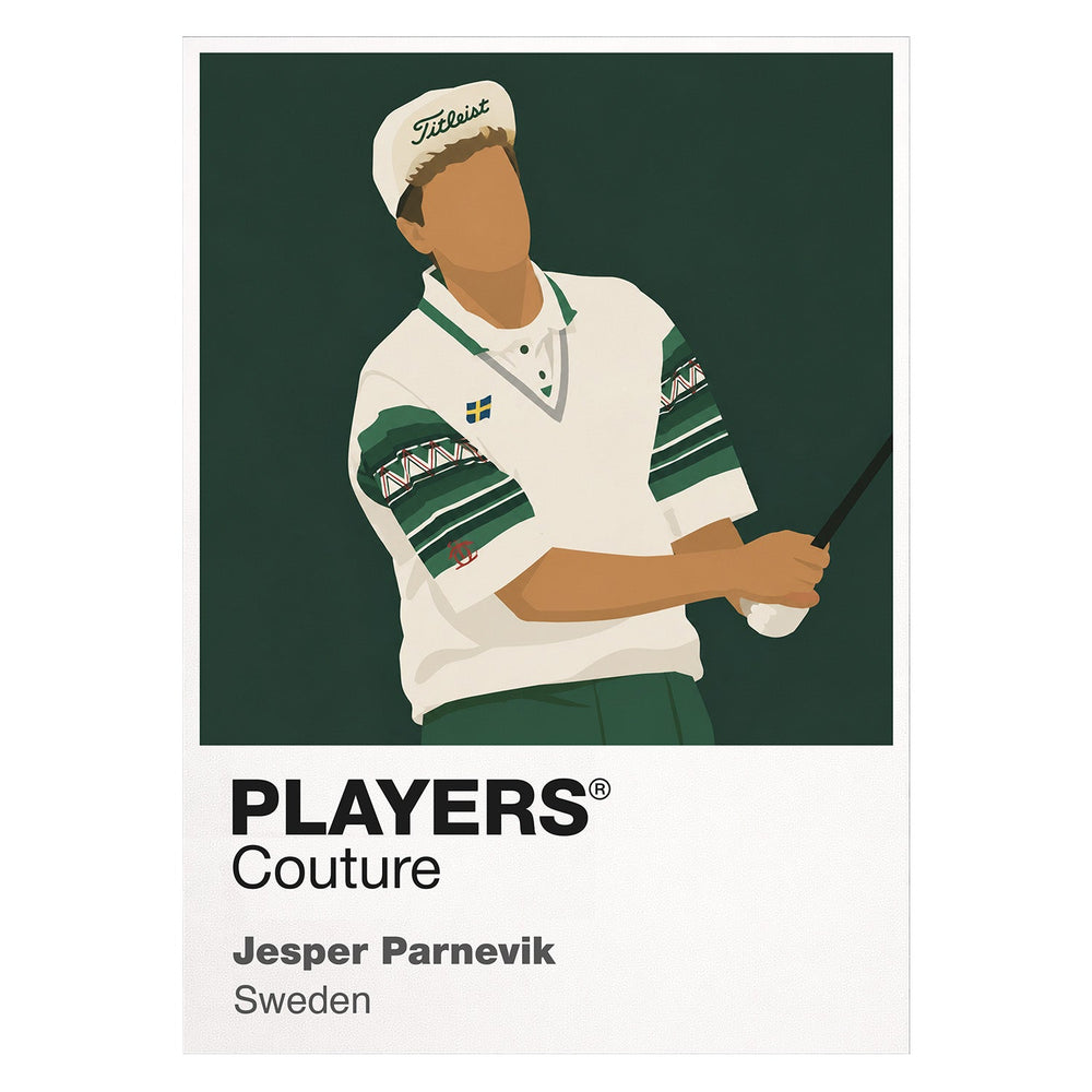 Jesper Parnevik Golf Icon Frame Men's Polo Shirt