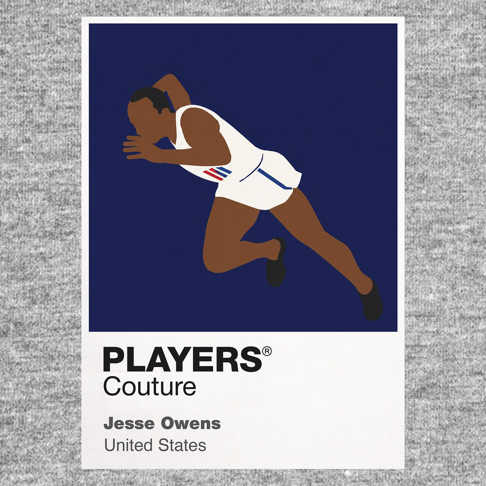 Jesse Owens Olympics Icon Frame Men's Hoodie
