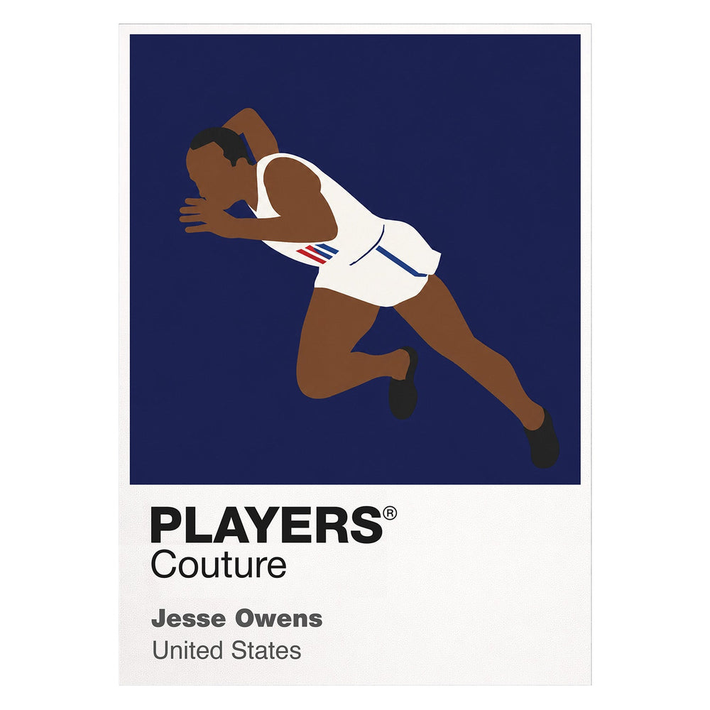 Jesse Owens Olympics Icon Frame Men's Hoodie