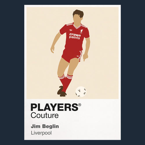 Jim Beglin Liverpool Icon Frame artwork in navy